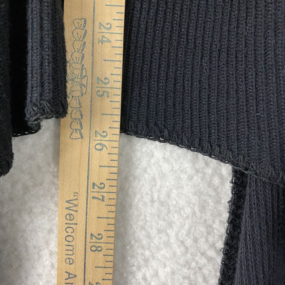 Johnny Was Pete & Greta Cardigan Size XS Black Draped Hooded Open Front Long - Picture 13 of 13